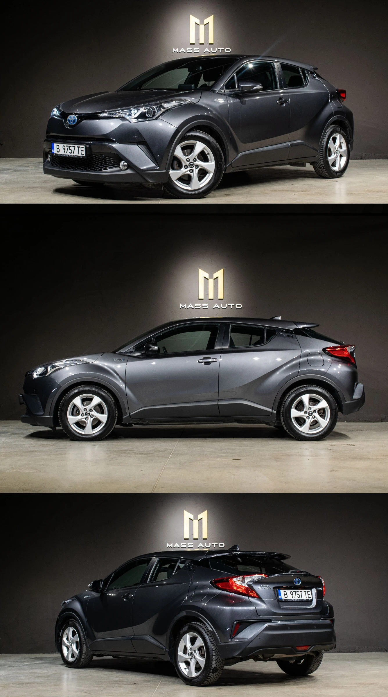 Toyota C-HR 1.8Hybrid/CVT/Реален Пробег, снимка 3 - Автомобили и джипове - 55049866