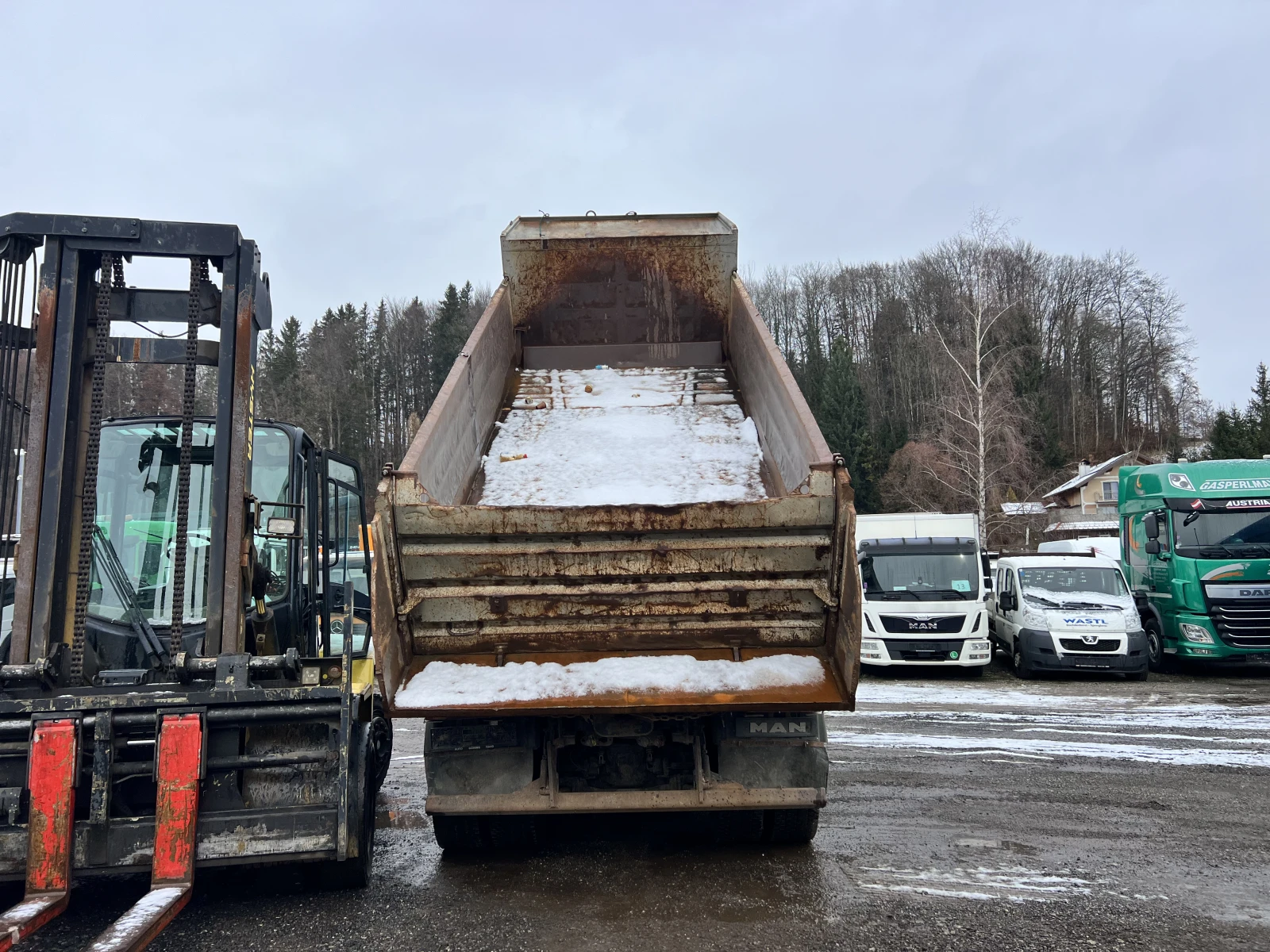 Man Tga 8х4, Тристранен самосвал, Нов внос,  - изображение 7