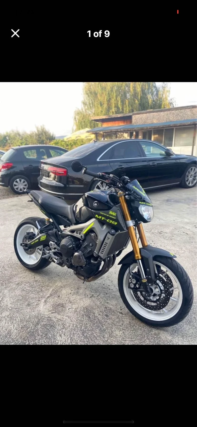 Yamaha Mt-09 Временна крайна цена, снимка 1 - Мотоциклети и мототехника - 47656072