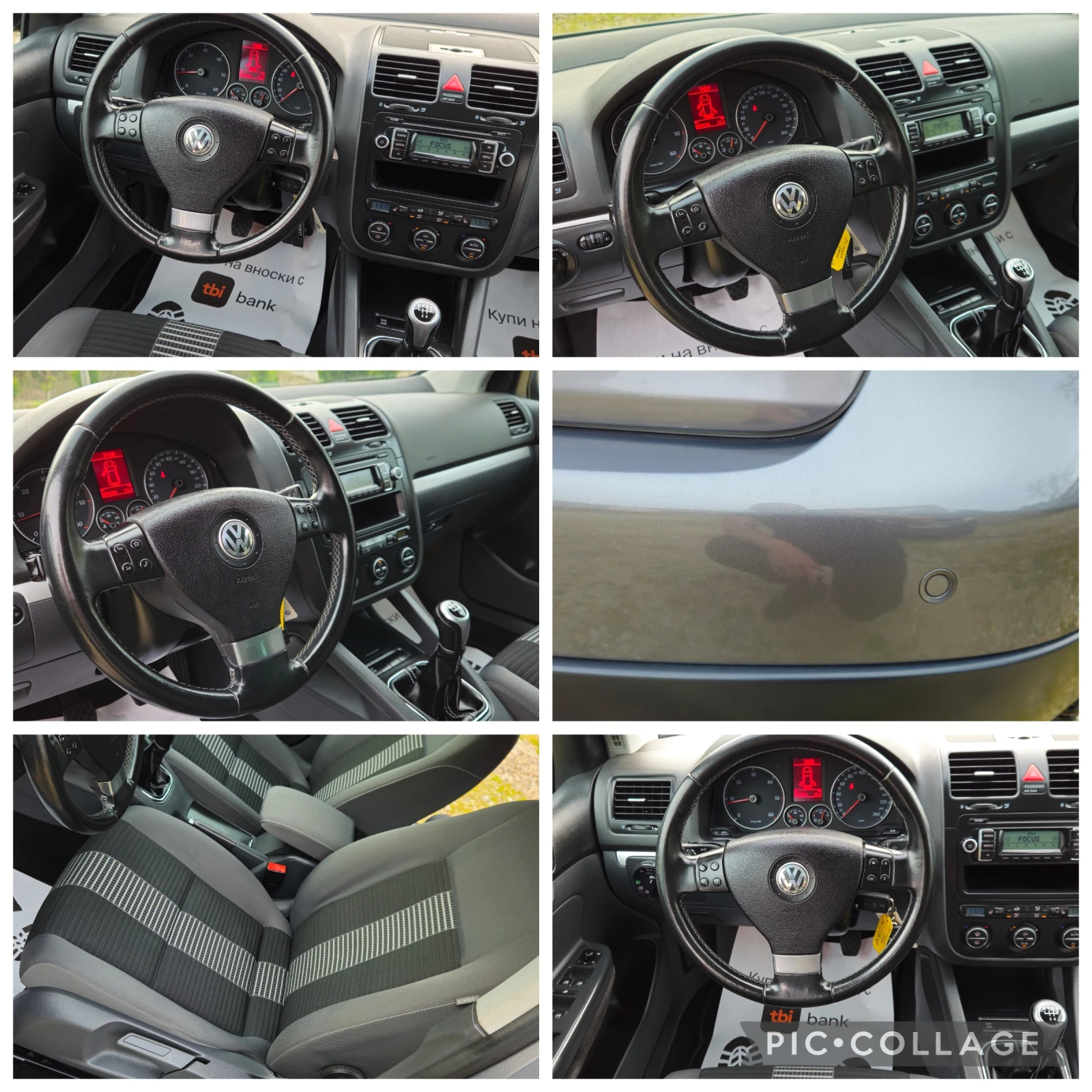 VW Golf 1.9TDi-105кс* 2009г* КЛИМАТРОНИК* TOП СЪСТОЯНИЕ* , снимка 17 - Автомобили и джипове - 54278101