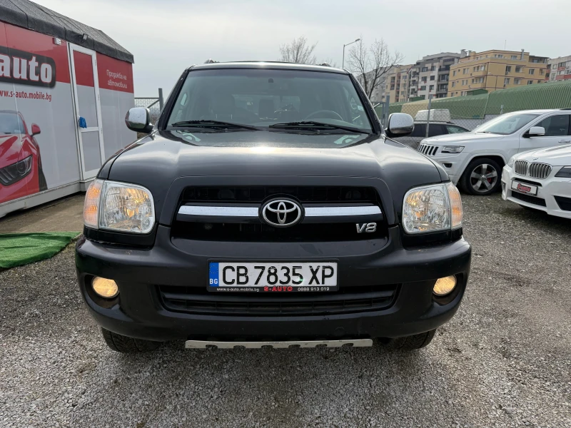 Toyota Sequoia 4.7 V8 ГАЗ* 6+ 1* ШИБЕДАХ* КОЖА* ПОДГРЕВ* ОБСЛУЖЕН, снимка 2 - Автомобили и джипове - 53405123