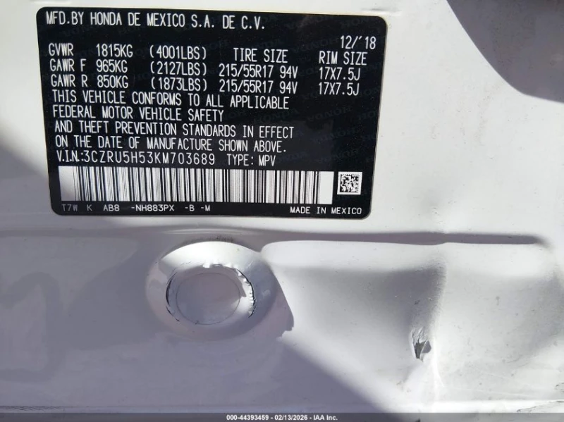 Honda Hr-v 1.8l Ex, снимка 9 - Автомобили и джипове - 53570795