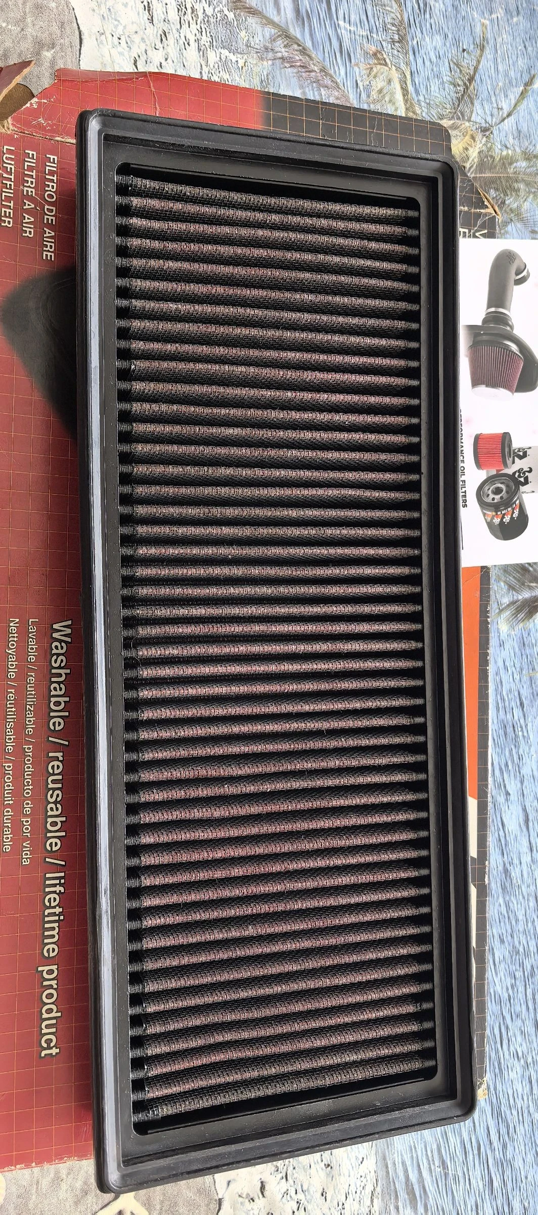 K&N Въздушен филтър за VW SKODA SEAT AUDI 1.6 дизел 105к.с след 2010г.