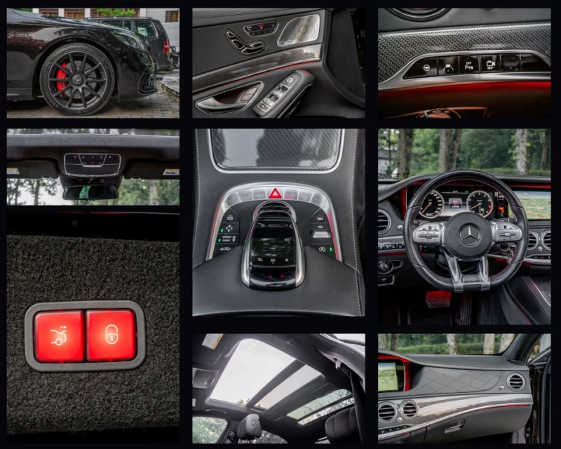 Mercedes-Benz S 500 S 63 OPTIK UNIKAT, снимка 15 - Автомобили и джипове - 50756267
