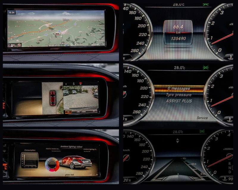 Mercedes-Benz S 500 S 63 OPTIK UNIKAT, снимка 14 - Автомобили и джипове - 50756267