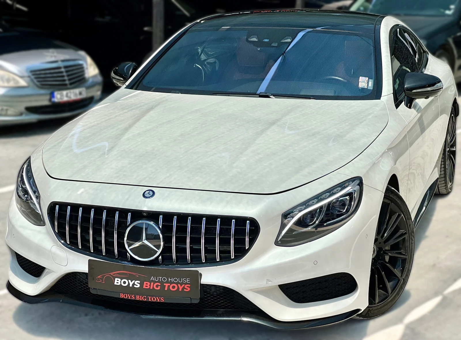 Mercedes-Benz S 500 БялаПЕРЛА* AMG* Обдухване* Desingo* 4DBurM* 4matic - изображение 2