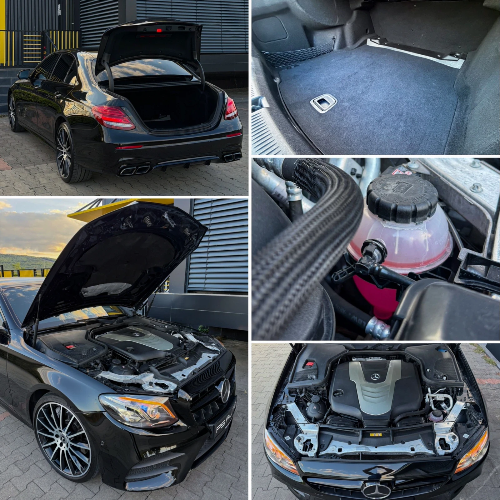 Mercedes-Benz E 350 AMG Line / MultiBeam / 4x4 / Burmester / Дистроник, снимка 8 - Автомобили и джипове - 56248546