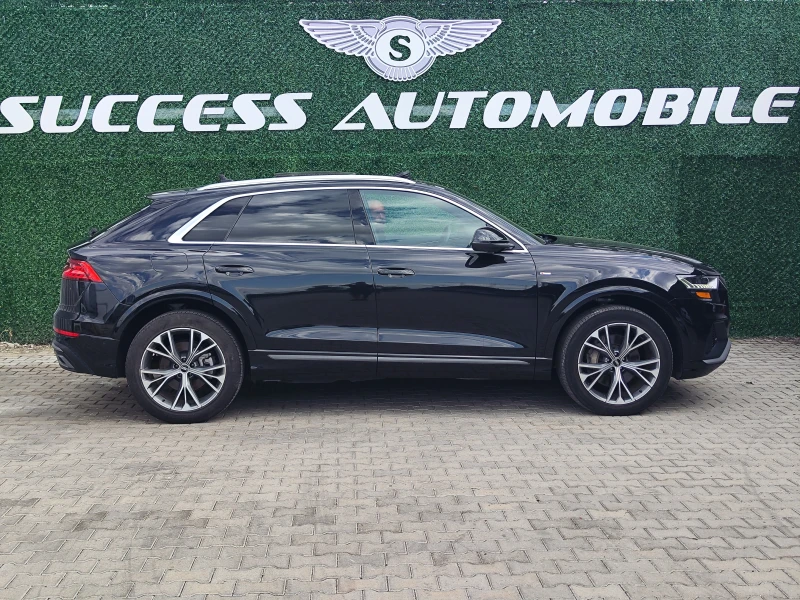 Audi Q8 SLINE* PANORAMA* PODGREV* OBDUH* LINEASIST* LIZING, снимка 3 - Автомобили и джипове - 51068048