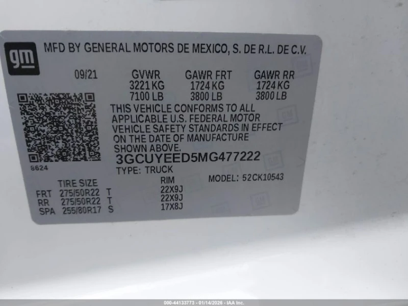 Chevrolet Silverado 1500 4WD Short Bed RST * СТАВА НА ГАЗ* CARFAX, снимка 9 - Автомобили и джипове - 53331527