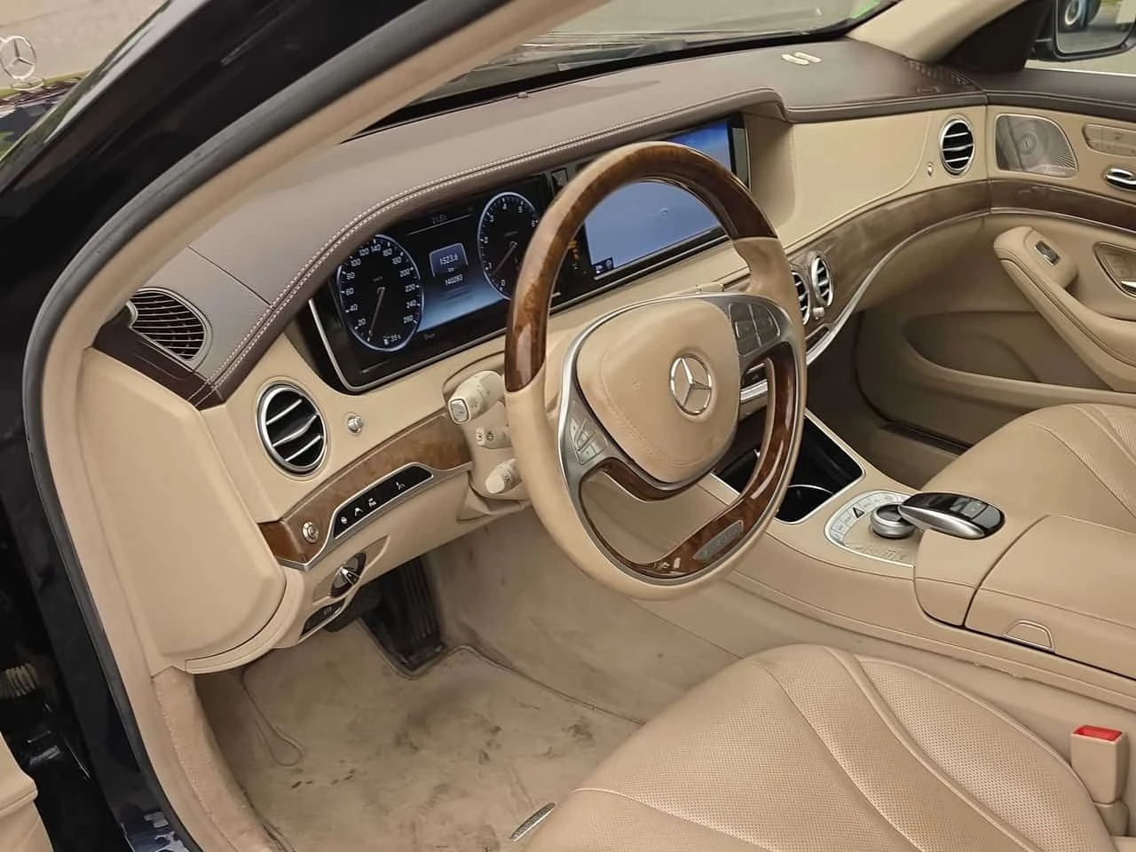 Mercedes-Benz S 550 * ДИСТРОНИК * ОБДУХВАНЕ * ПОДГРЕВ * 360, снимка 7 - Автомобили и джипове - 55309262