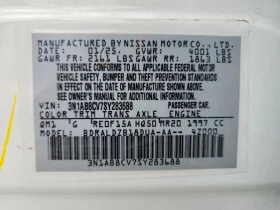 Nissan Sentra 2.0L 4 FRONT WHEEL DRIVE - 17600 € / 34422.61 лв. - 28420279 13