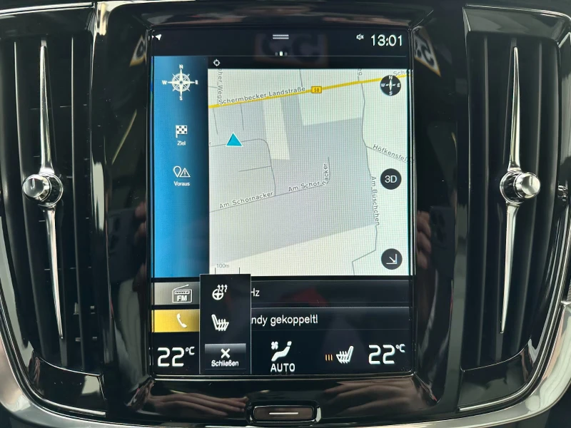 Volvo V90 R-DESIGN/197HP/B4/PANO/HUD/MEMO/360/NAVI/LED/306g, снимка 10 - Автомобили и джипове - 51681641