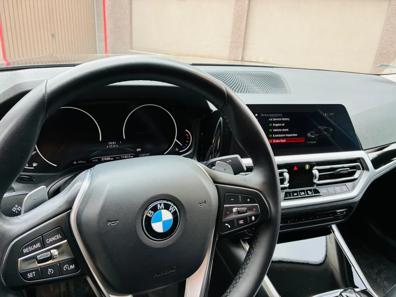 BMW 320 37000км!-купена нова от BMW/BG-един собственик, снимка 14 - Автомобили и джипове - 52669503