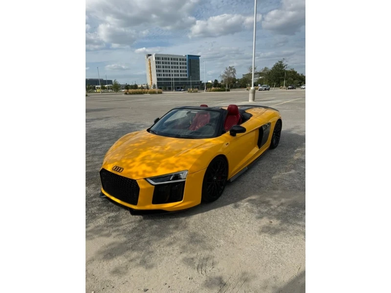 Audi R8 * 2dr Conv Spyder Auto V10 * CARFAX * ЦЕНА ДО БГ, снимка 6 - Автомобили и джипове - 52793909