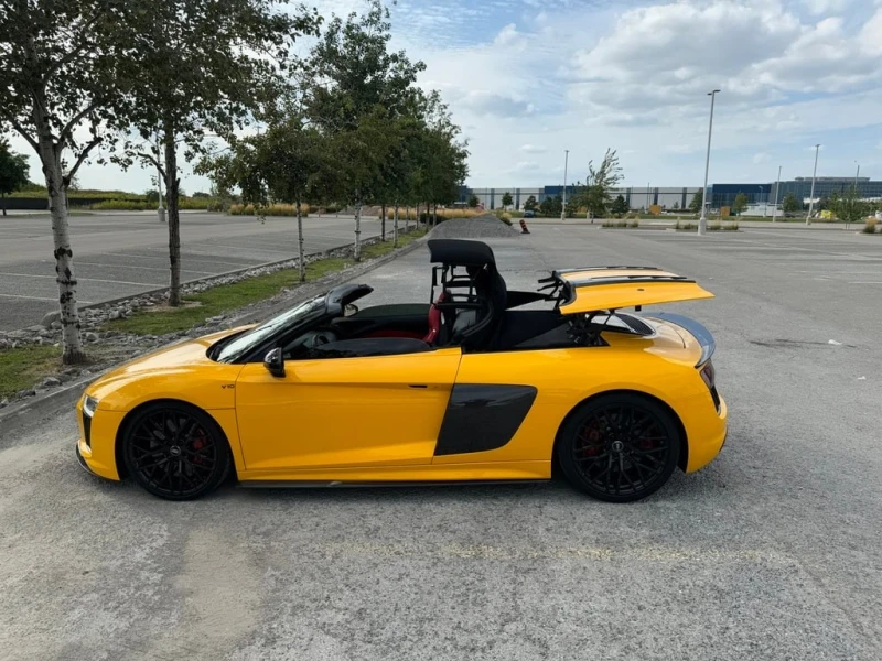 Audi R8 * 2dr Conv Spyder Auto V10 * CARFAX * ЦЕНА ДО БГ, снимка 5 - Автомобили и джипове - 52793909