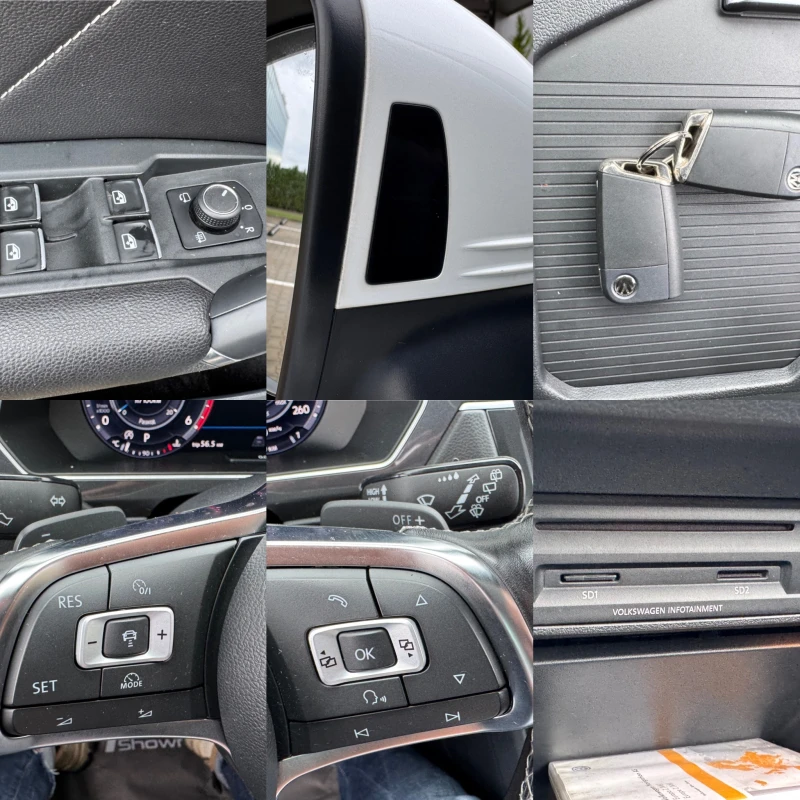 VW Tiguan R-LINE-DIGITAL-190-КС-4X4-KEY-GO-ДИСТРОНИК-КАМЕРА-, снимка 15 - Автомобили и джипове - 52212279