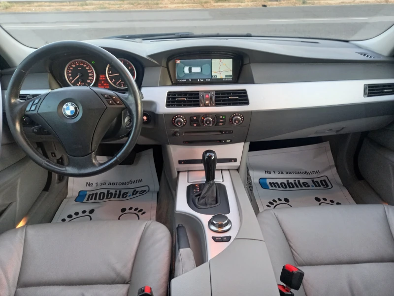 BMW 535 FULL FULL ЕКСТРИ  272 КС. HEAD UP ВАКУМ НА ВРАТИТЕ, снимка 13 - Автомобили и джипове - 46856132