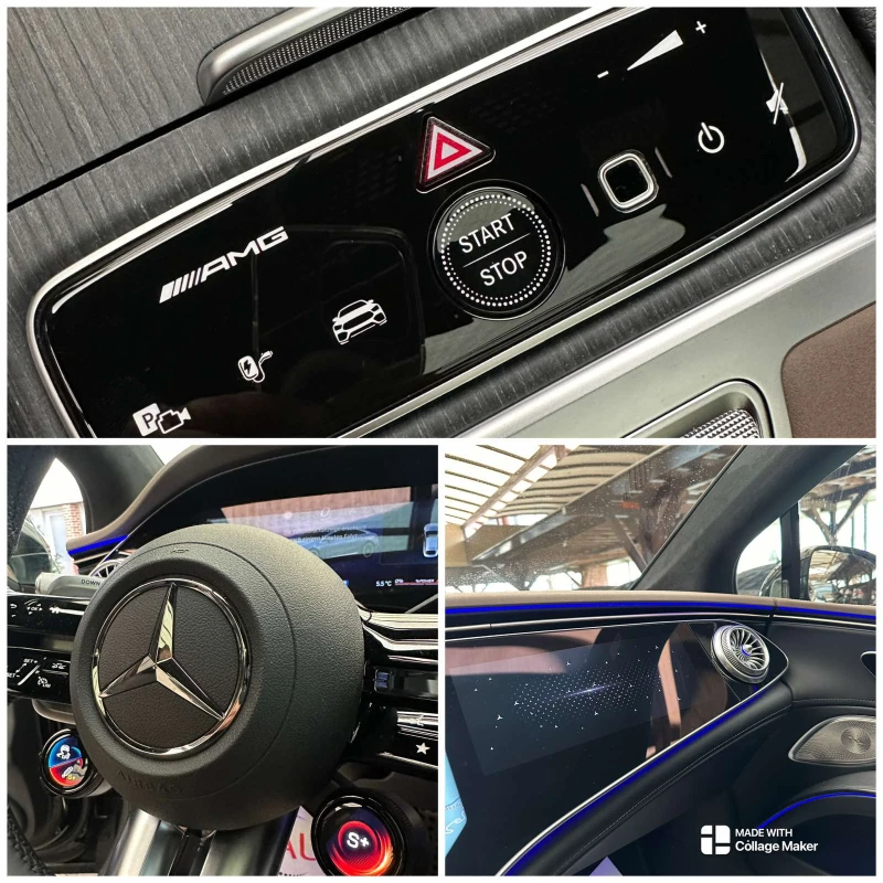 Mercedes-Benz EQS 53AMG/Burmester/Vurtual/4Matic+ /HyperScreen, снимка 10 - Автомобили и джипове - 47933420