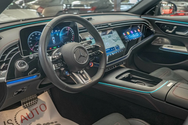 Mercedes-Benz E 53 AMG 4Matic+ /HyperScreen/AMG Ride Control/Камера 360/N, снимка 7 - Автомобили и джипове - 52451788