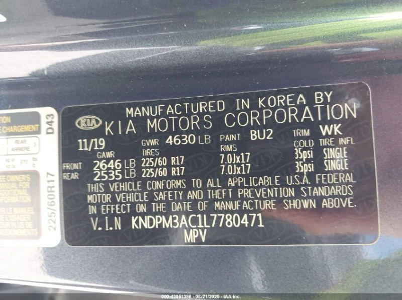 Kia Sportage 2.4l Lx, снимка 9 - Автомобили и джипове - 53361252