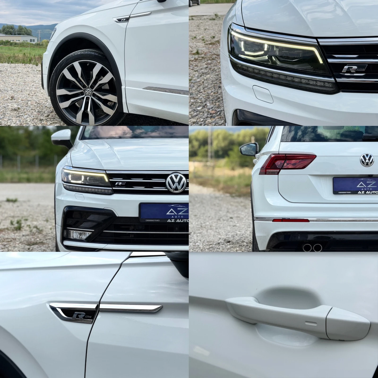 VW Tiguan 2.0 TDI 190кс R-Line 4Motion/ Всички екстри, снимка 8 - Автомобили и джипове - 55451049