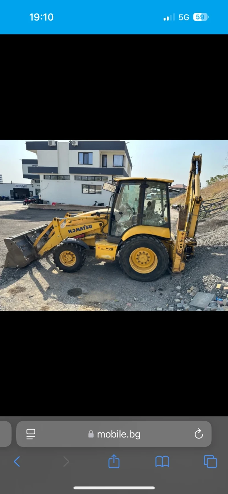 Багер Komatsu WB93r5, снимка 1 - Индустриална техника - 49181665