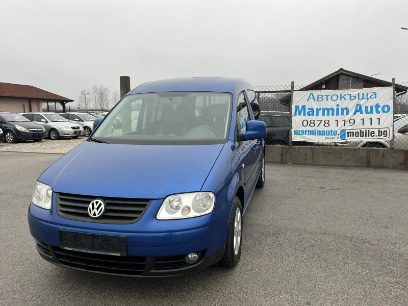 VW Caddy 1.9TDI 105кс LIFE КЛИМАТИК 2стр. ВРАТИ , снимка 1 - Автомобили и джипове - 48299370