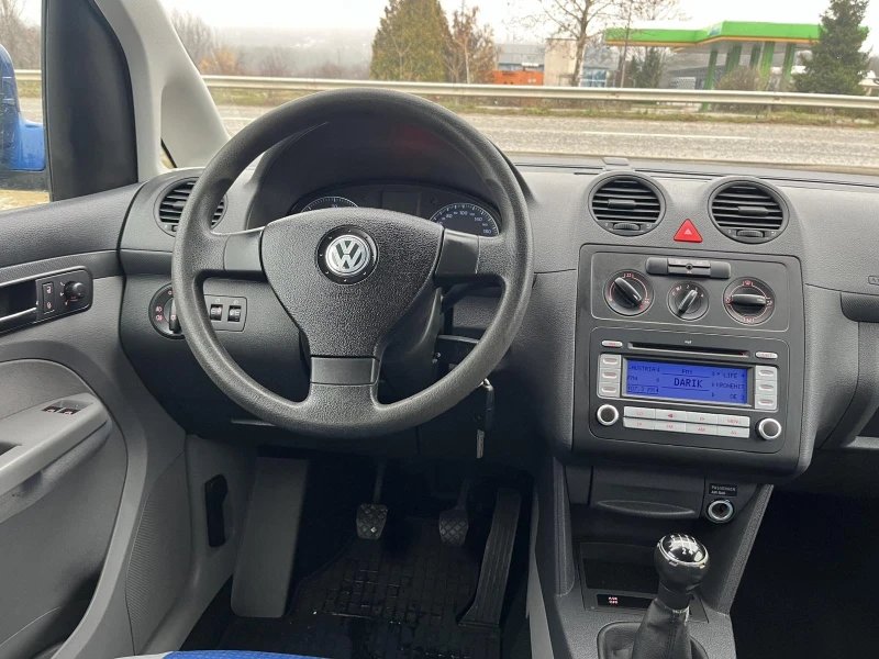 VW Caddy 1.9TDI 105кс LIFE КЛИМАТИК 2стр. ВРАТИ , снимка 12 - Автомобили и джипове - 48299370