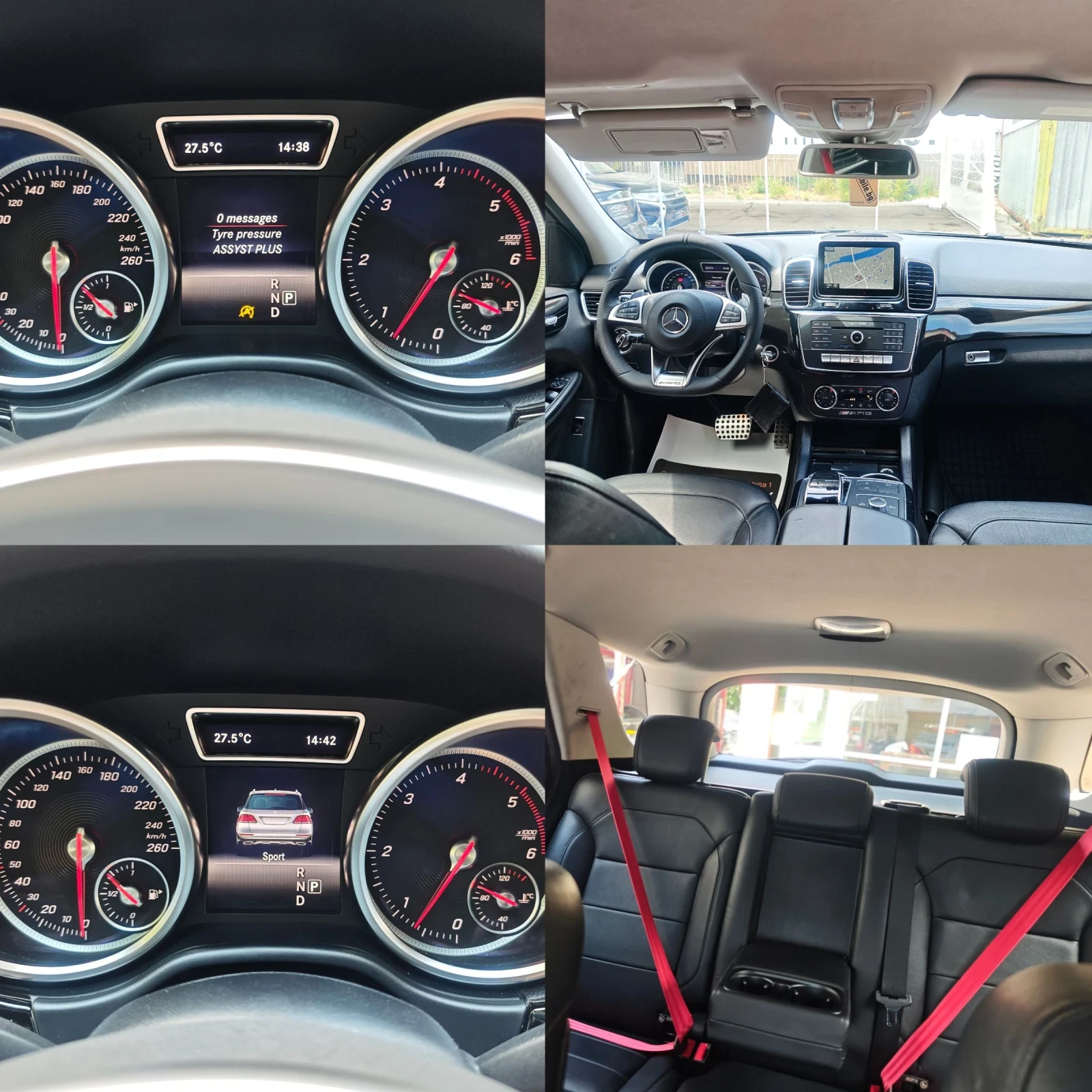 Mercedes-Benz GLE 350 63AMG, 180-КАМЕРА, ПОДГРЕВ, НАВИ, ФУЛ! , снимка 14 - Автомобили и джипове - 55138666