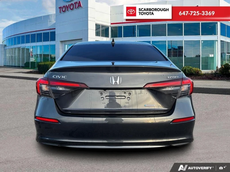 Honda Civic * Sport eCVT | Sunroof | Alloys * CARFAX * БЕЗ ПЪР, снимка 5 - Автомобили и джипове - 52927668