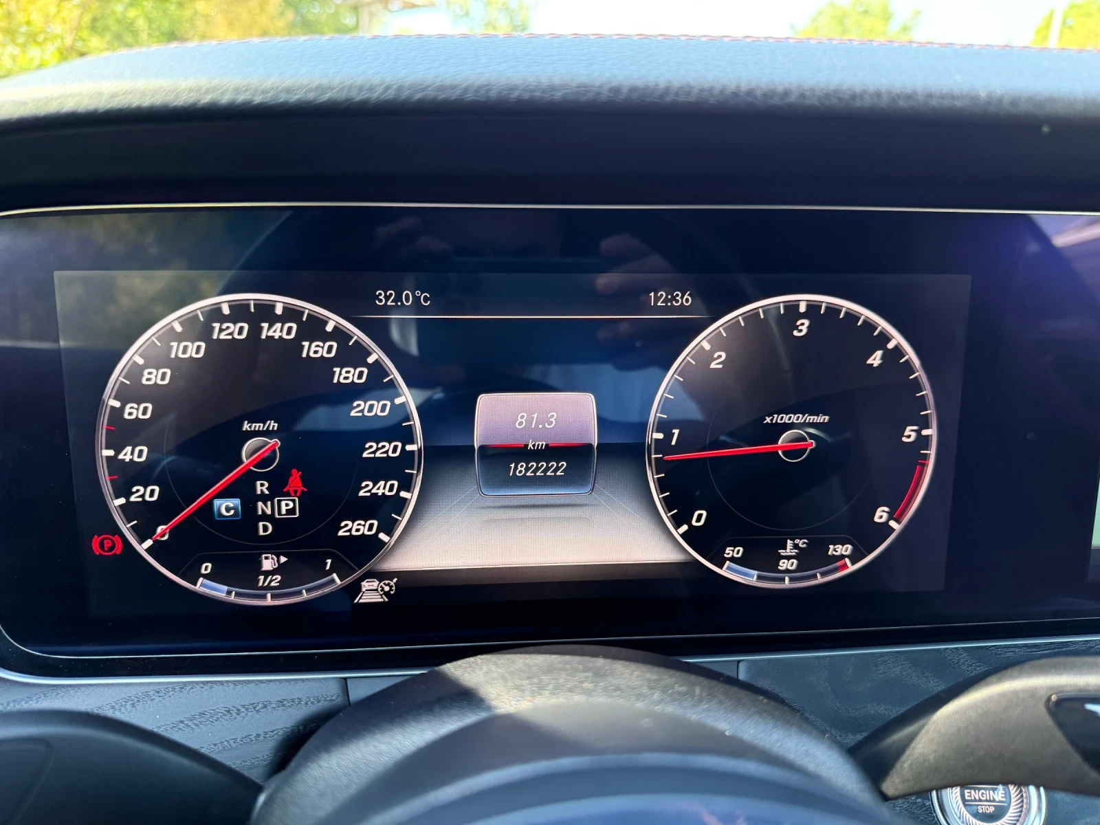 Mercedes-Benz E 220 AMG - 4MATIC - BURMESTER - 360  | Mobile.bg   16