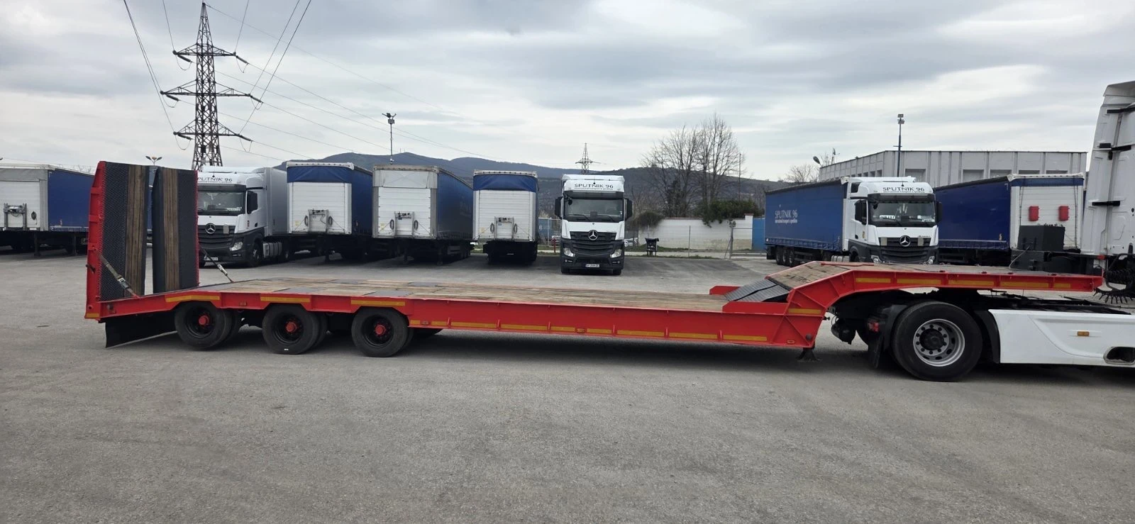 Полуремарке Други Платформа ниско товарна! Andovar sfcl 36, снимка 5 - Ремаркета - 54164321