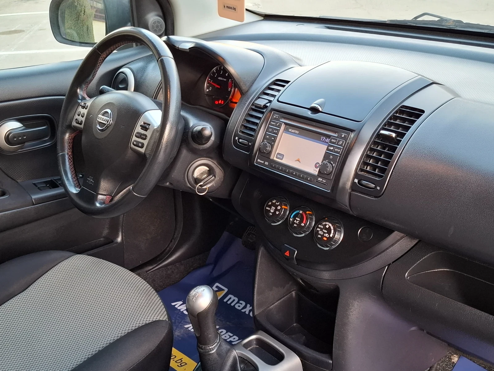 Nissan Note 1.5dCi 90hp * КЛИМАТИК * EURO 5 * ЛИЗИНГ * , снимка 11 - Автомобили и джипове - 53803257