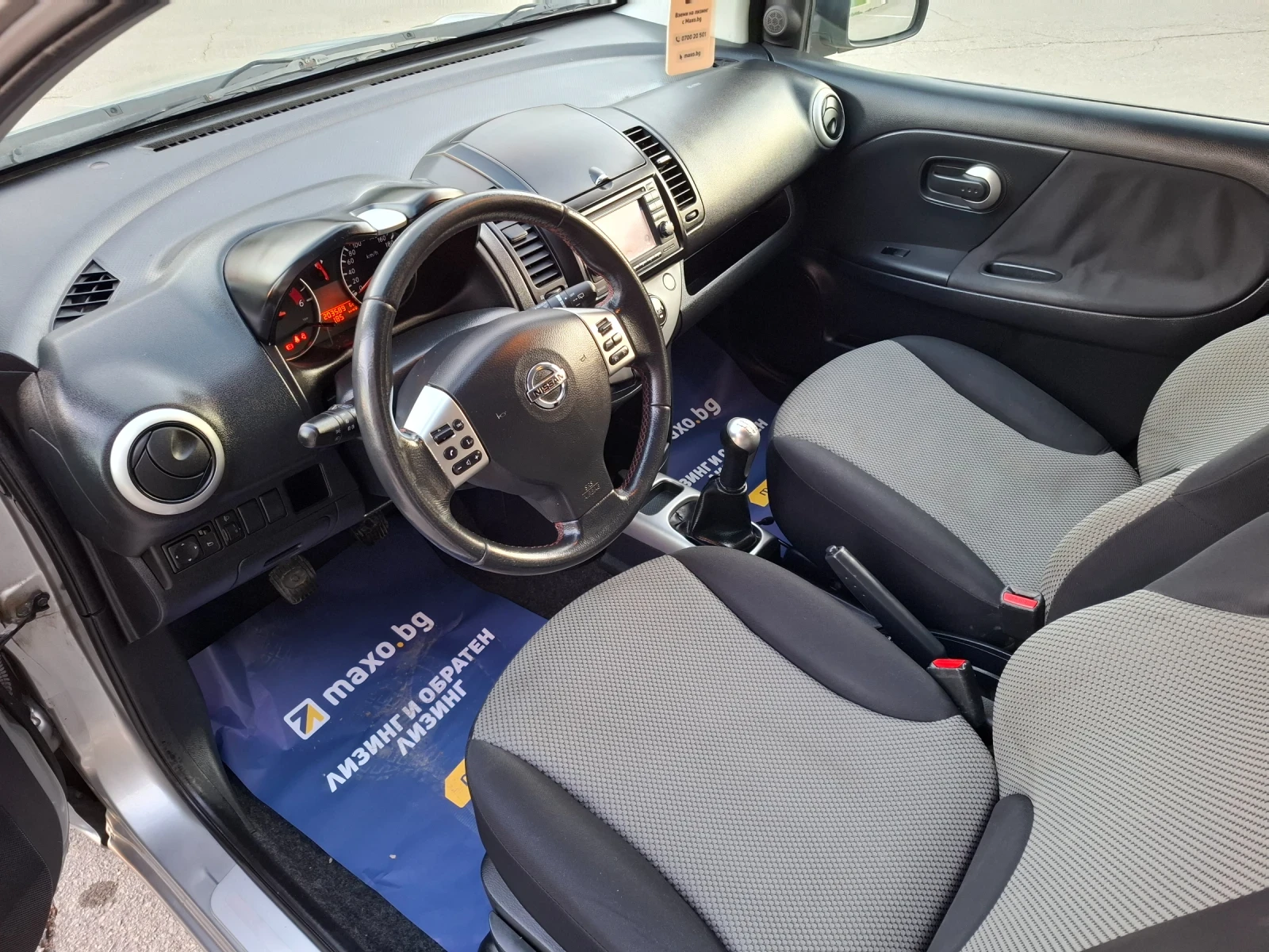 Nissan Note 1.5dCi 90hp * КЛИМАТИК * EURO 5 * ЛИЗИНГ * , снимка 16 - Автомобили и джипове - 53803257