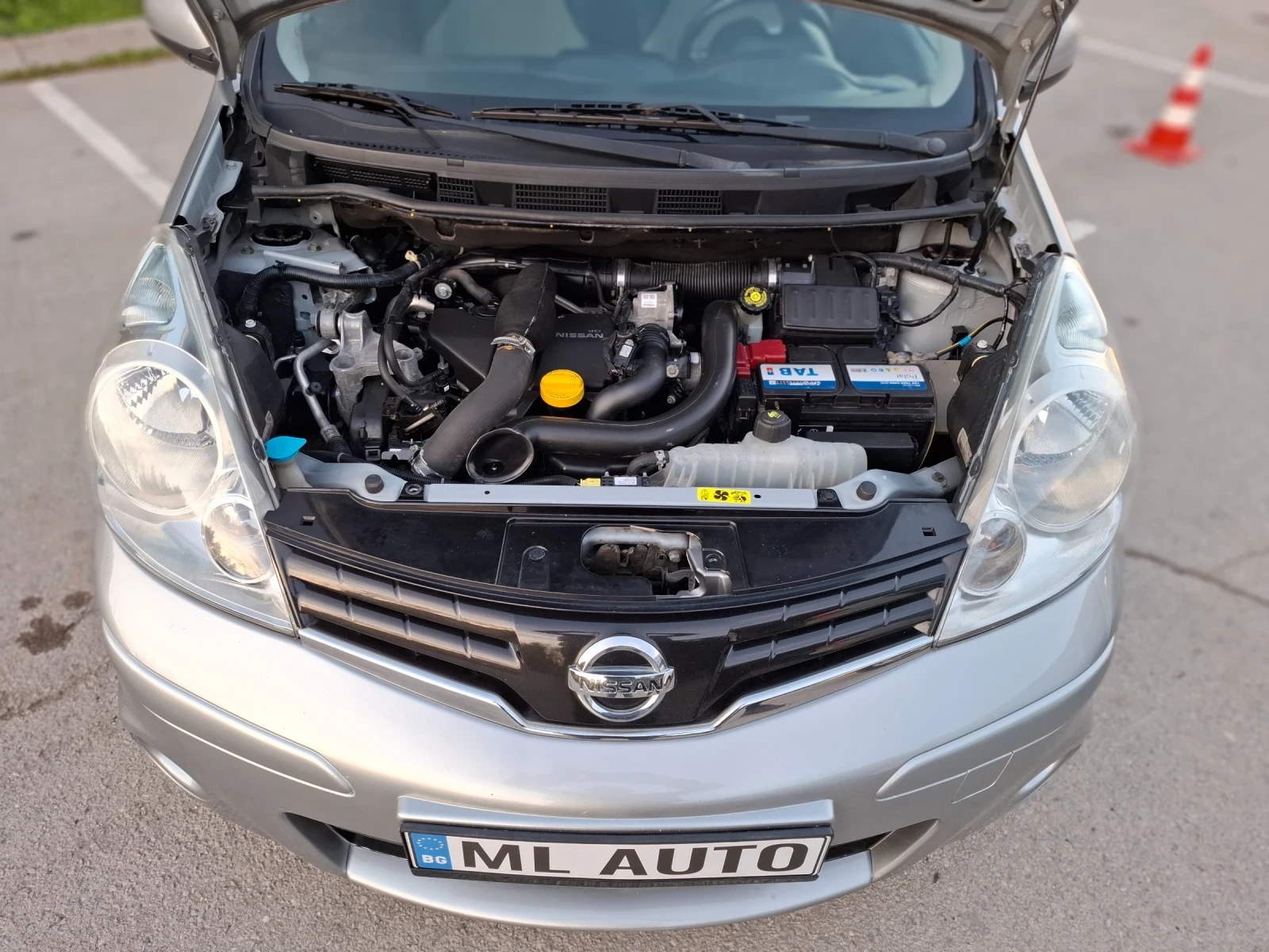 Nissan Note 1.5dCi 90hp * КЛИМАТИК * EURO 5 * ЛИЗИНГ * , снимка 9 - Автомобили и джипове - 53803257
