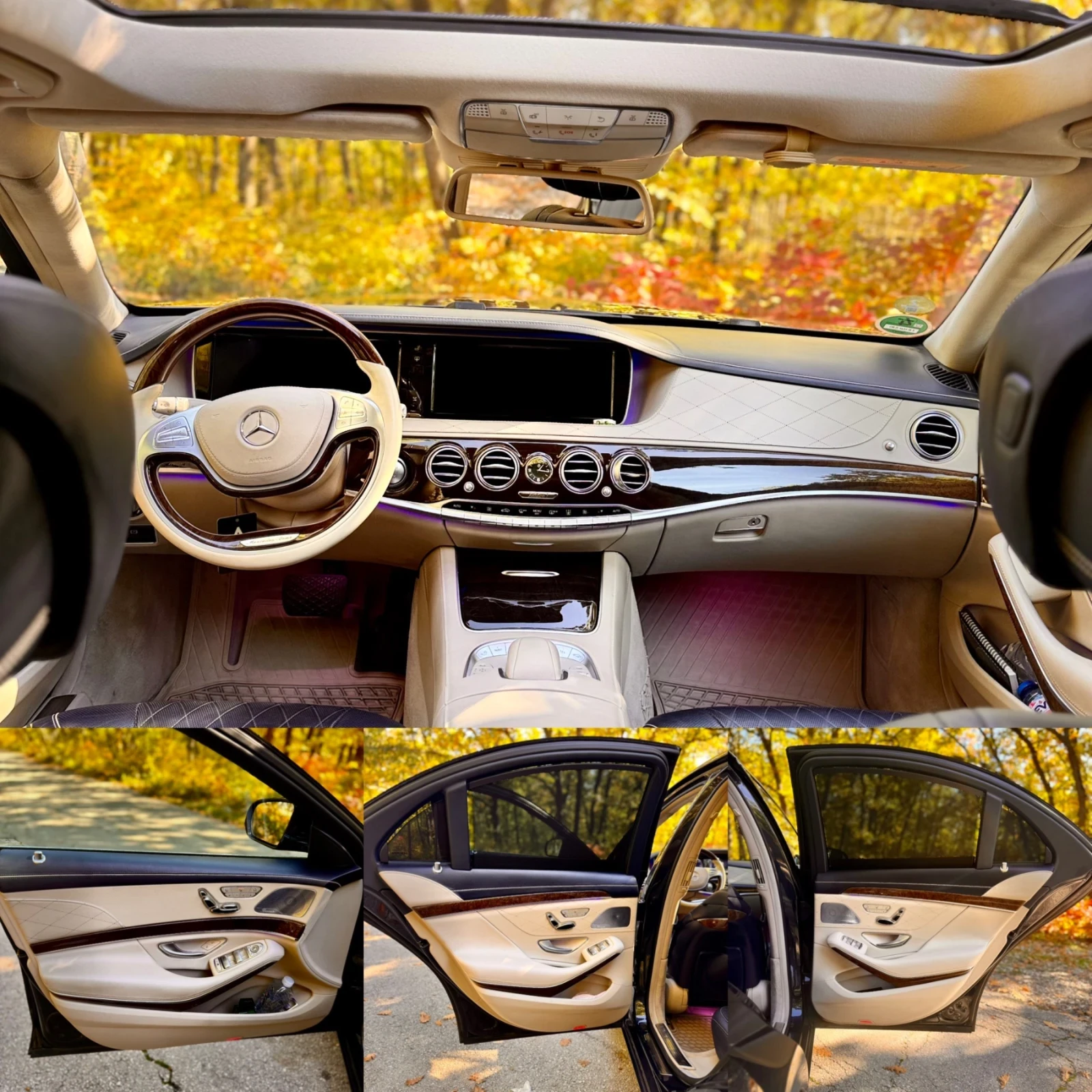 Mercedes-Benz S 350 DESIGNO+ Edition1 Full option 4 matic, снимка 6 - Автомобили и джипове - 54650215