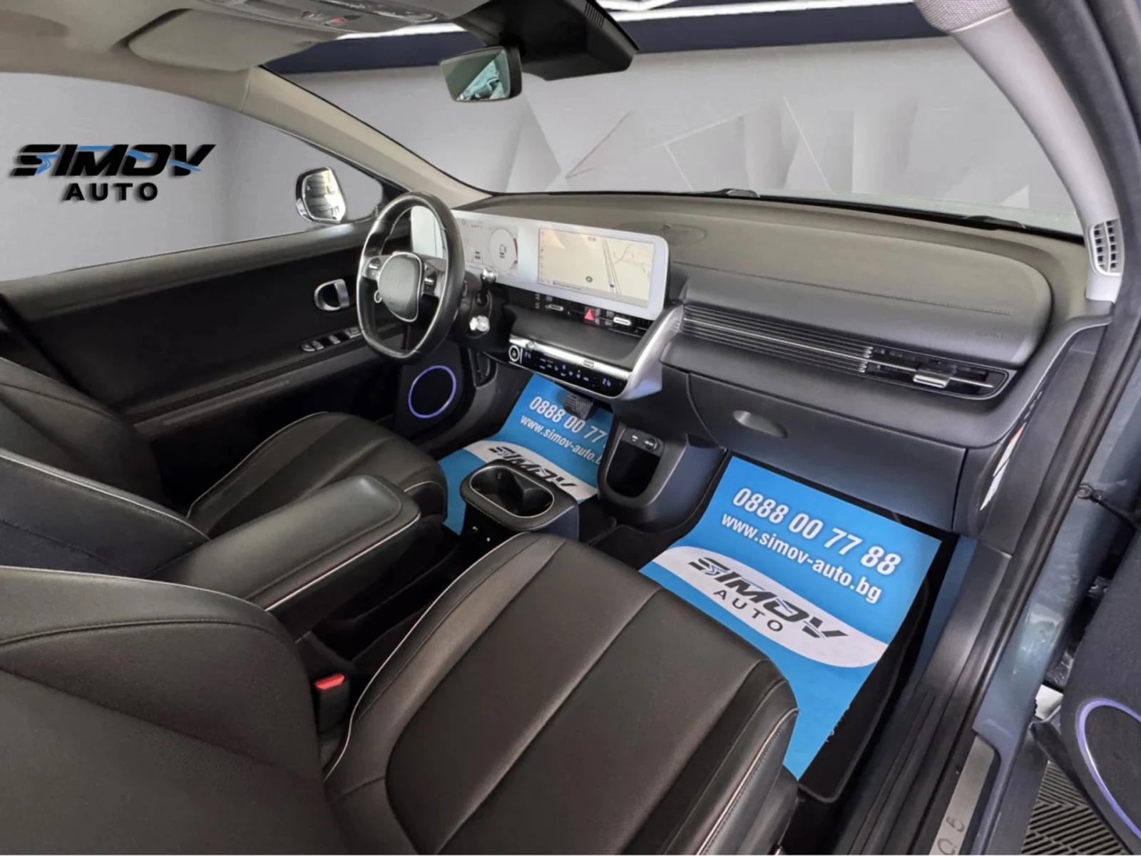 Hyundai Ioniq 5 72.6KWH 218КС. ПАНОРАМА КОЖА ОБДУХВАНЕ ПОДГРЕВ КАМ, снимка 13 - Автомобили и джипове - 55655396