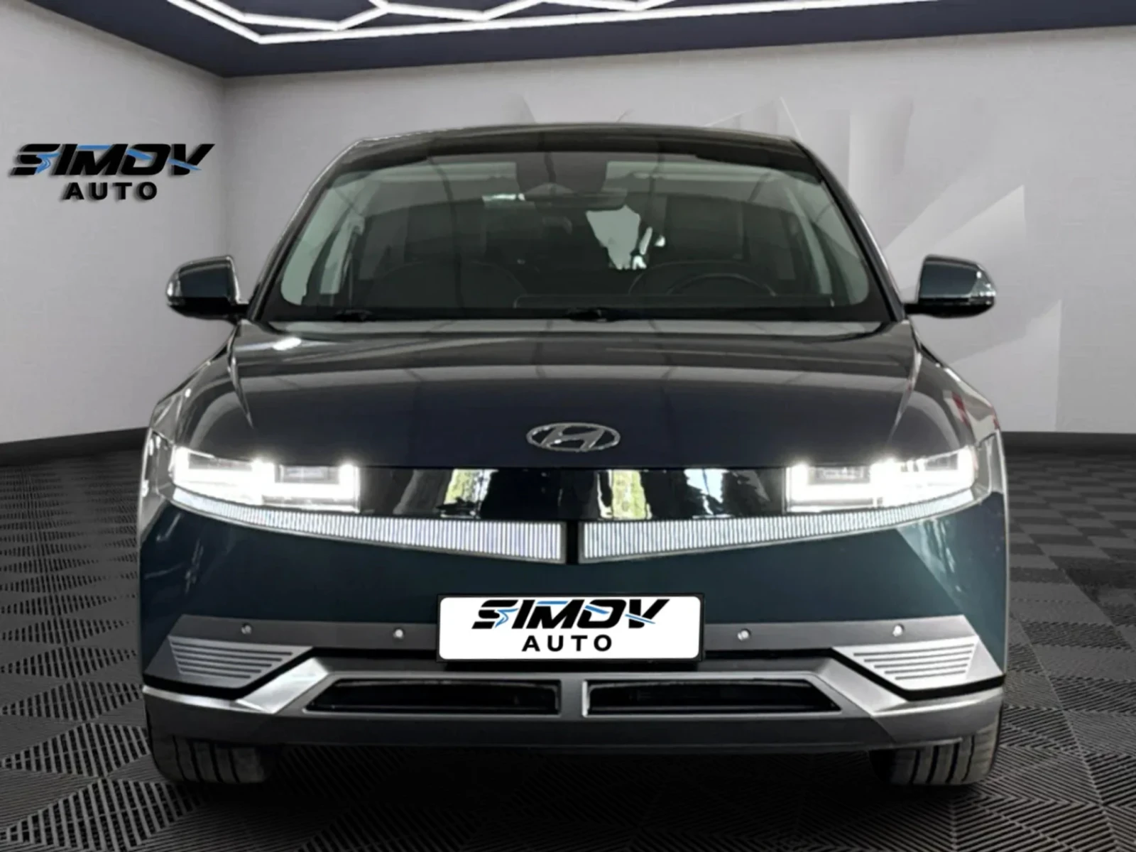 Hyundai Ioniq 5 72.6KWH 218КС. ПАНОРАМА КОЖА ОБДУХВАНЕ ПОДГРЕВ КАМ, снимка 5 - Автомобили и джипове - 55655396
