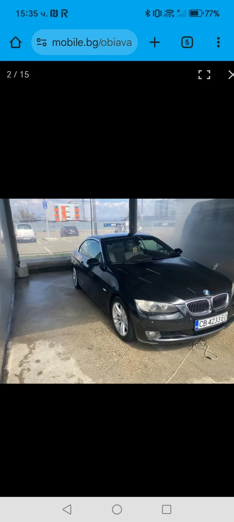 BMW 325 Кабрио, Топ  - изображение 2