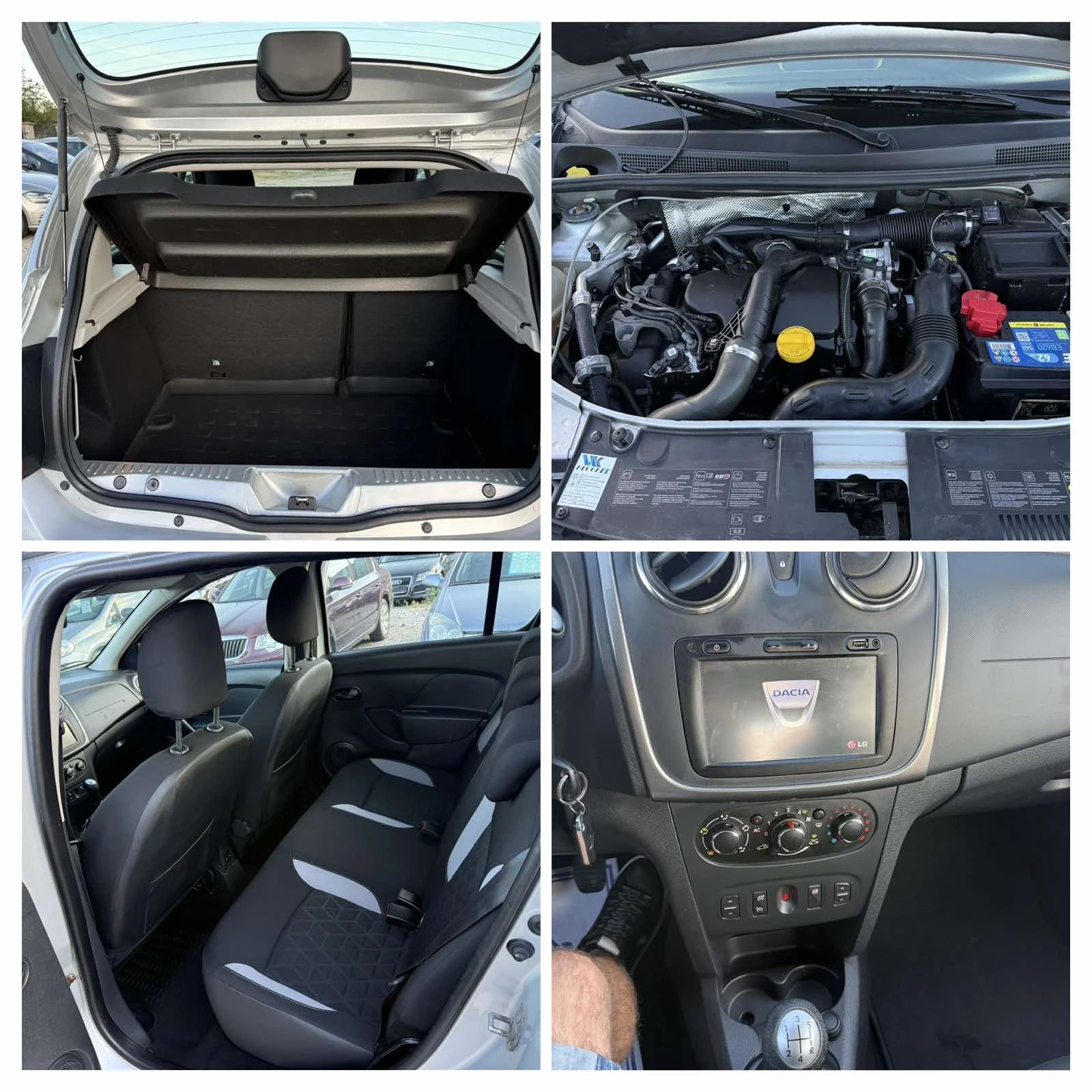 Dacia Sandero 1.5 DCI 90 к.с. STEPWAY, снимка 17 - Автомобили и джипове - 55954412