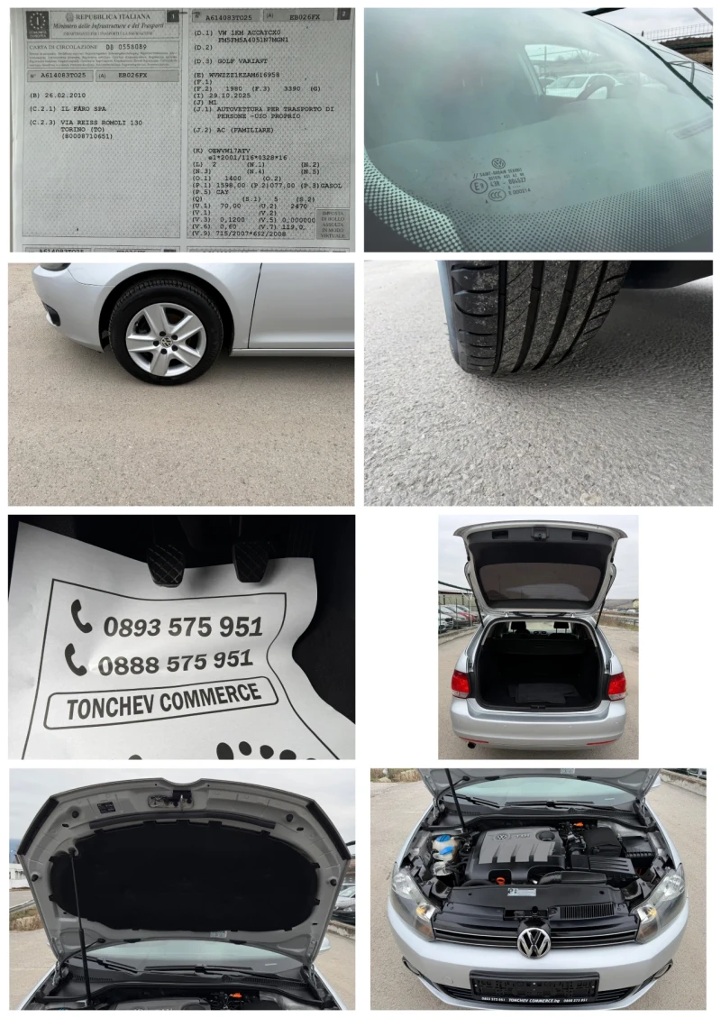 VW Golf 1.6-TDI-EURO-5A-178.000km-НАПЪЛНО РЕАЛНИ-ПЕРФЕКТЕН, снимка 17 - Автомобили и джипове - 53133224