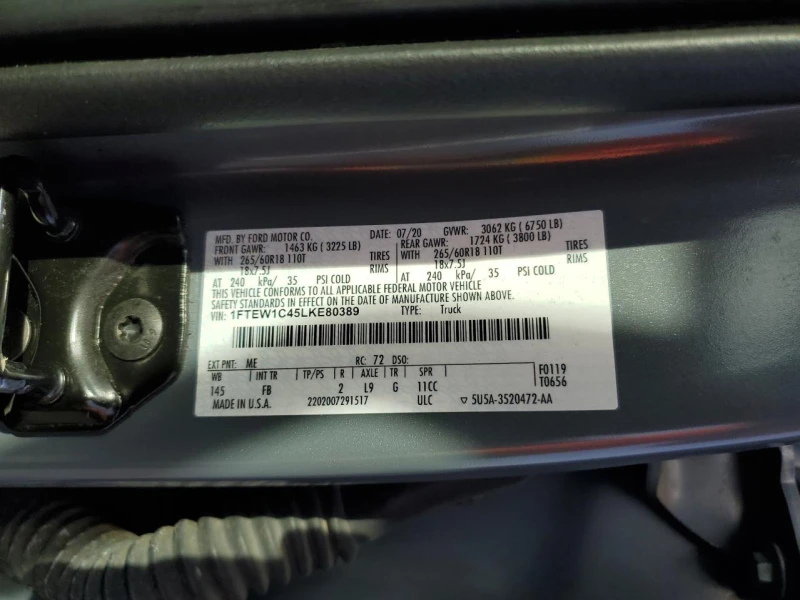 Ford F150 3.5l Supercrew, снимка 12 - Автомобили и джипове - 53578136