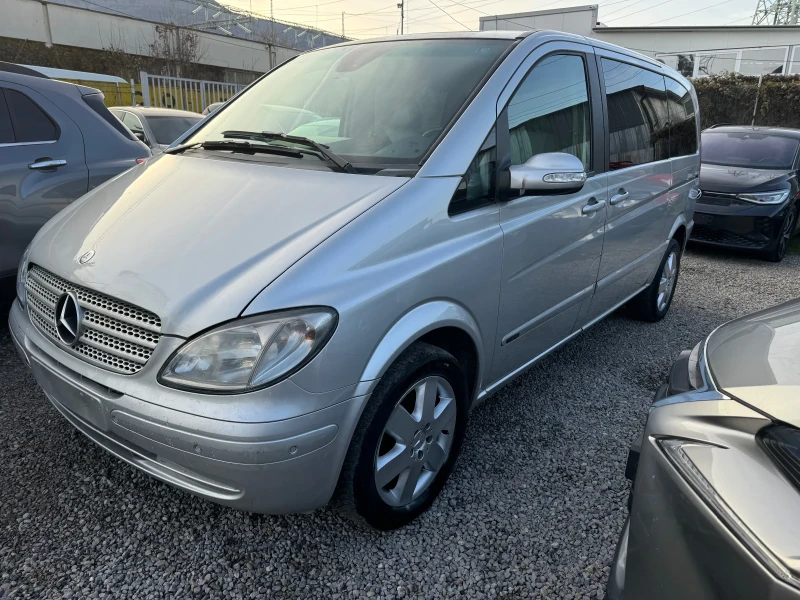 Mercedes-Benz Viano Ambiente-2.2cdi 150hp-Navi-Панорама-Кожа-8м, снимка 15 - Бусове и автобуси - 48015655