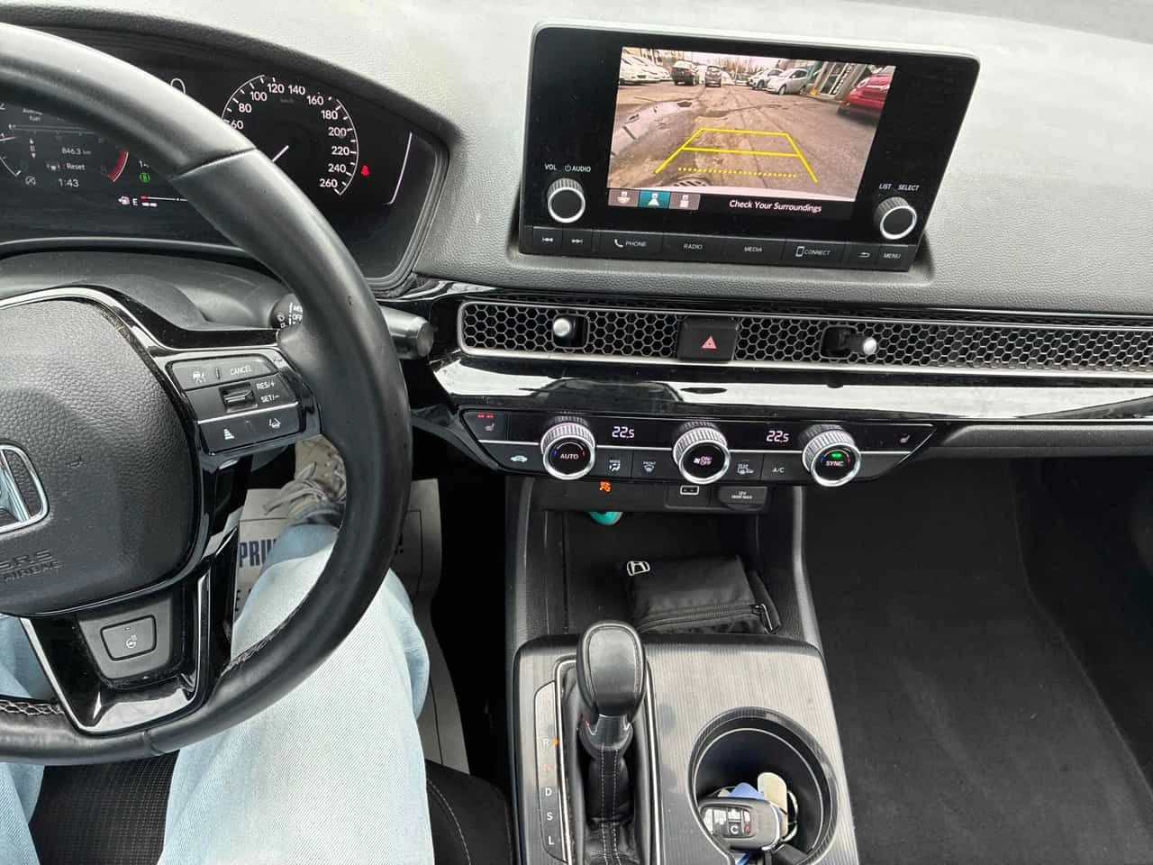 Honda Civic * CVT * CARFAX * ПОДГРЕВ НА ВОЛАНА И СЕДАЛКИ * , снимка 9 - Автомобили и джипове - 53967828