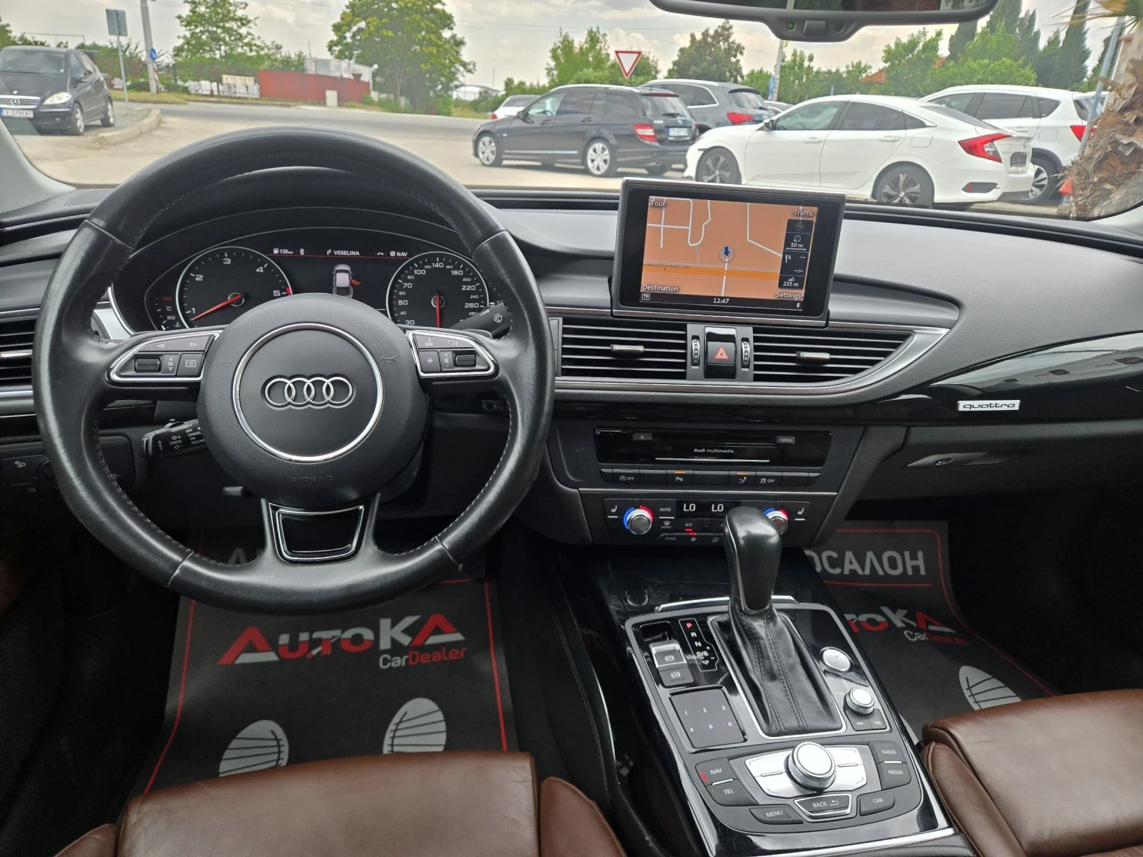 Audi A7 3.0ТDI-272кс= MATRIX= S-LINE= DISTRONIC= FACE, снимка 11 - Автомобили и джипове - 55324051