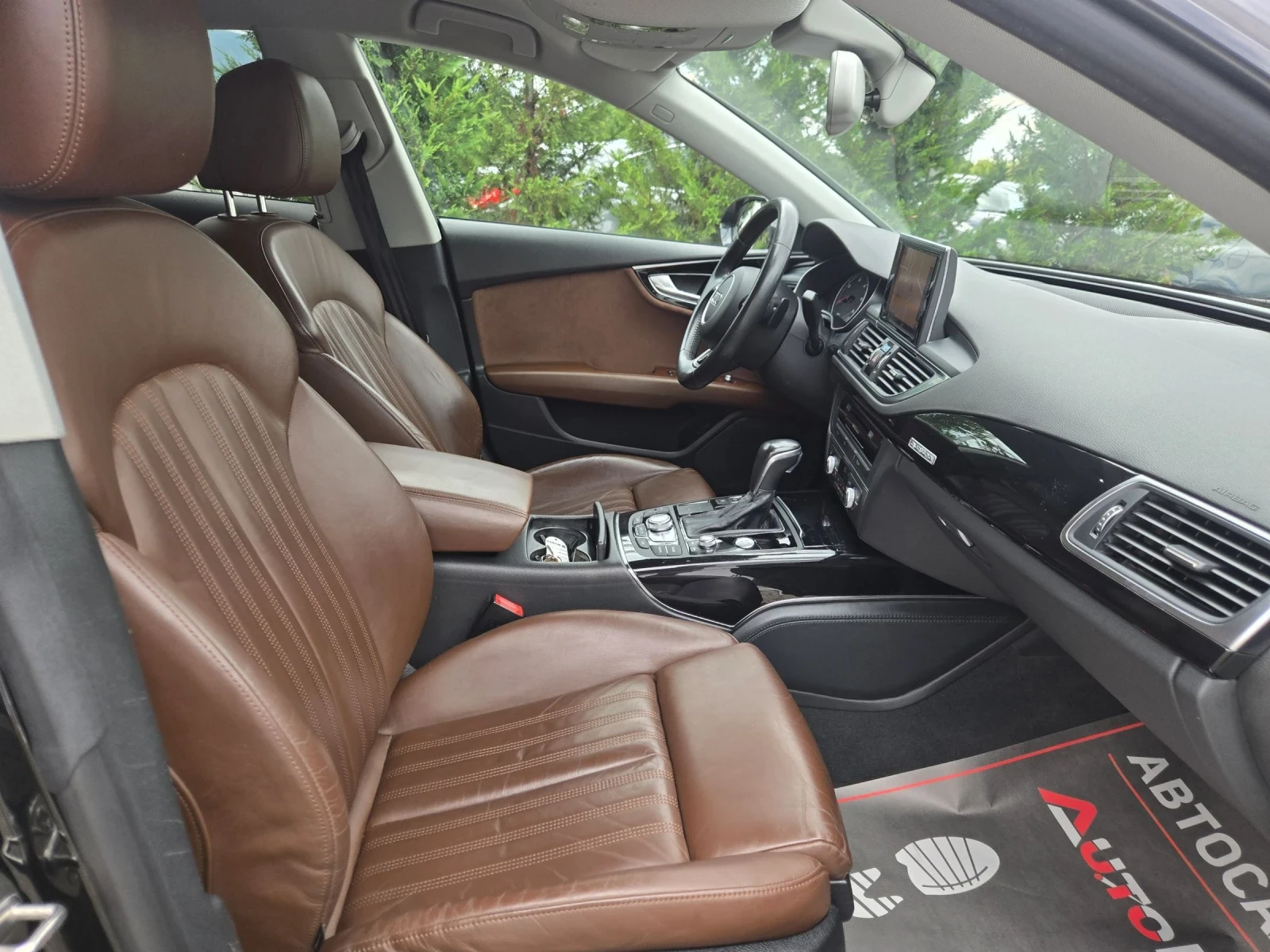 Audi A7 3.0ТDI-272кс= MATRIX= S-LINE= DISTRONIC= FACE, снимка 15 - Автомобили и джипове - 55324051