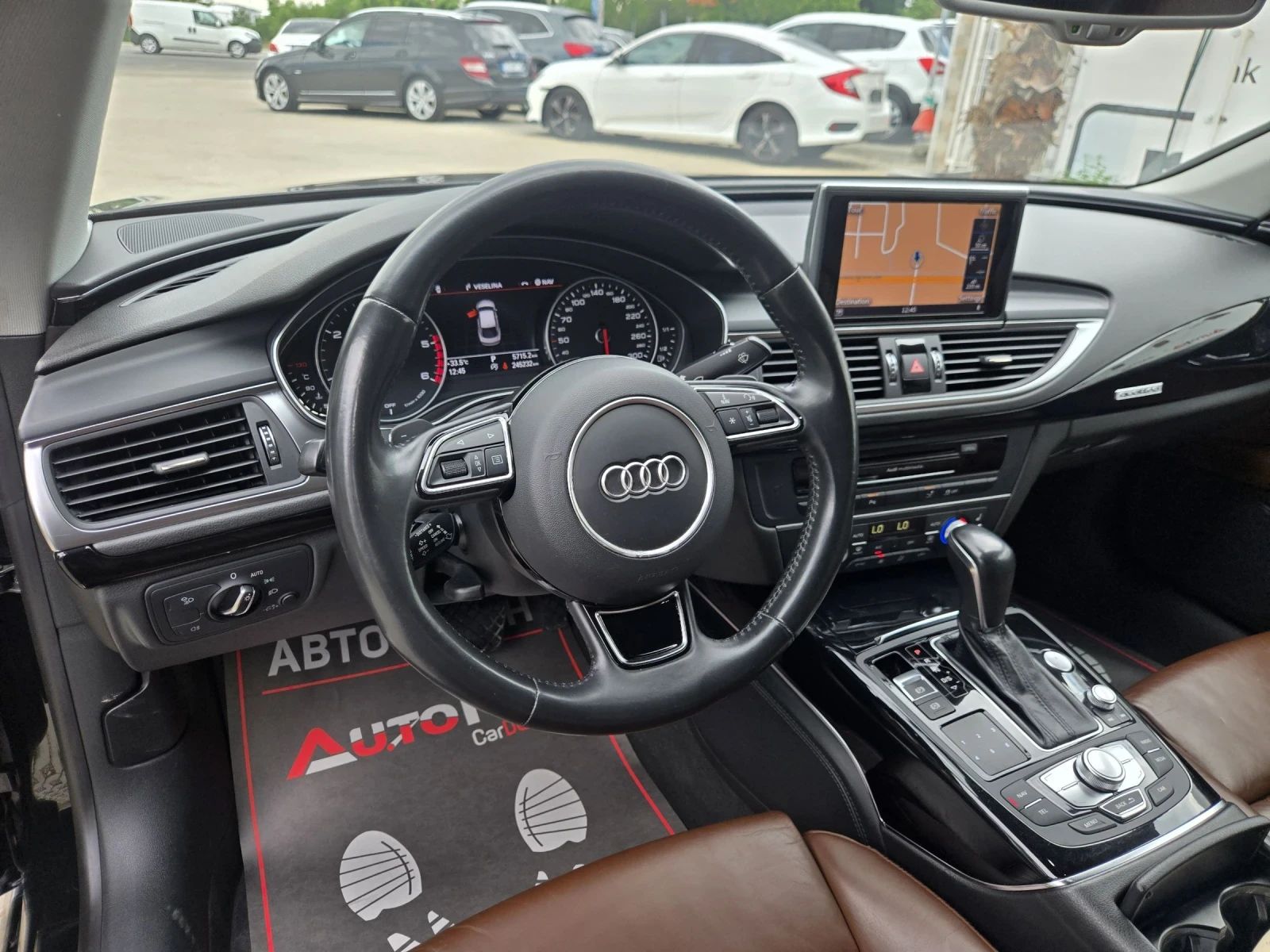Audi A7 3.0ТDI-272кс= MATRIX= S-LINE= DISTRONIC= FACE, снимка 8 - Автомобили и джипове - 55324051