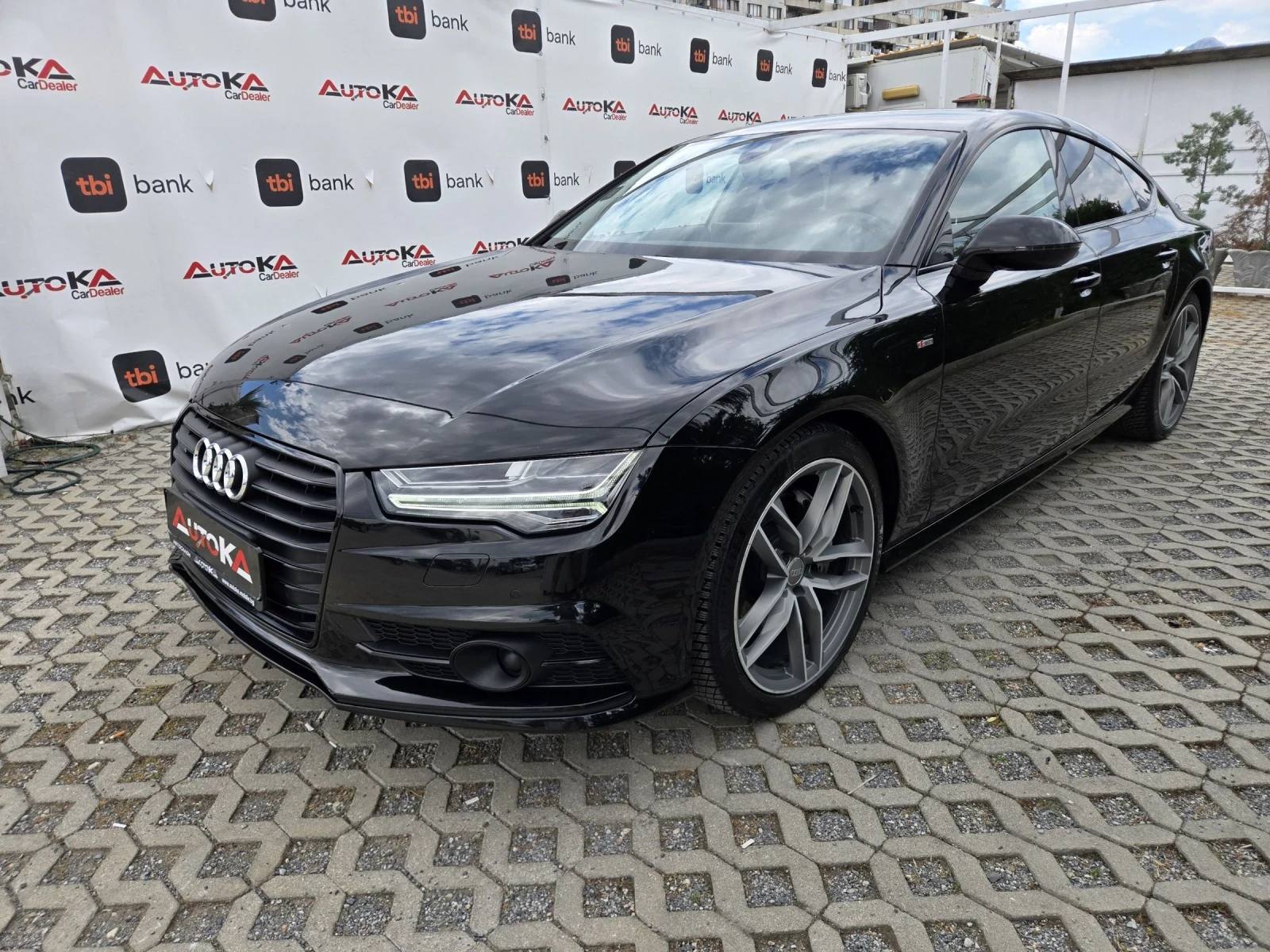 Audi A7 3.0ТDI-272кс= MATRIX= S-LINE= DISTRONIC= FACE, снимка 6 - Автомобили и джипове - 55324051