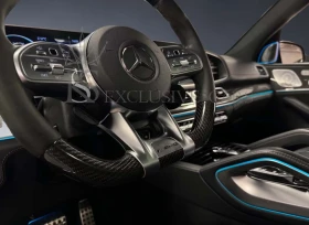 Mercedes-Benz GLE 63 S AMG 4.0 V8* BURMESTER* CARBON* HUD* PANORAMA* 3xTV* , снимка 7
