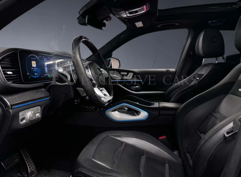 Mercedes-Benz GLE 63 S AMG 4.0 V8* BURMESTER* CARBON* HUD* PANORAMA* 3xTV* , снимка 6 - Автомобили и джипове - 52037600